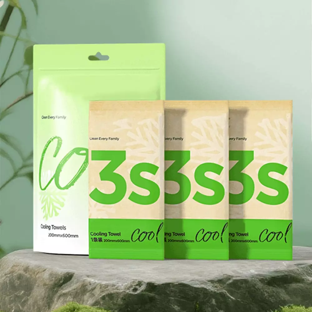 Tymus presenta una toalla fresca de hielo con aroma a melocotón, combinando refrescos instantáneos con historias personales