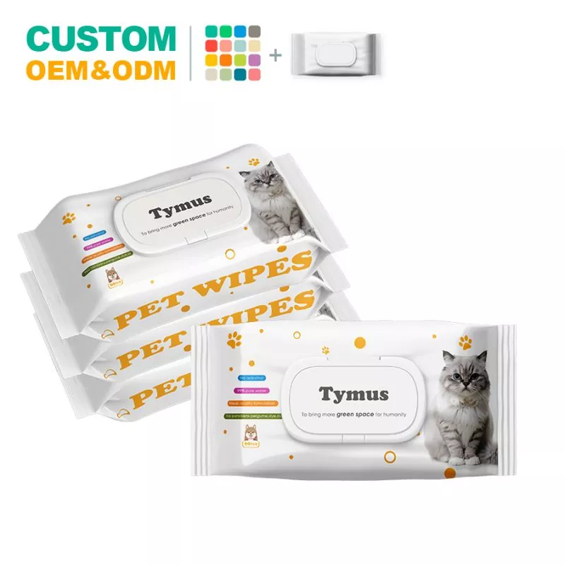 Toallitas de bambú para mascotas