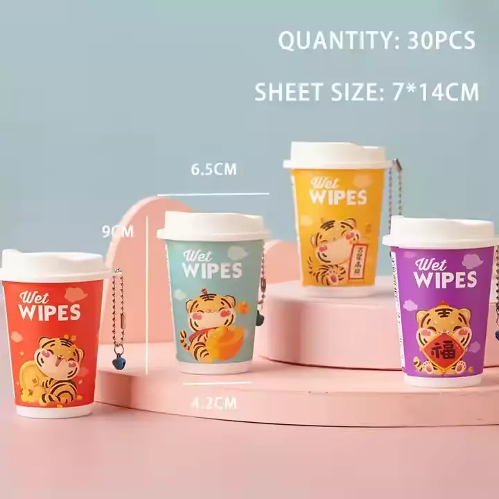 Mini toallitas húmedas