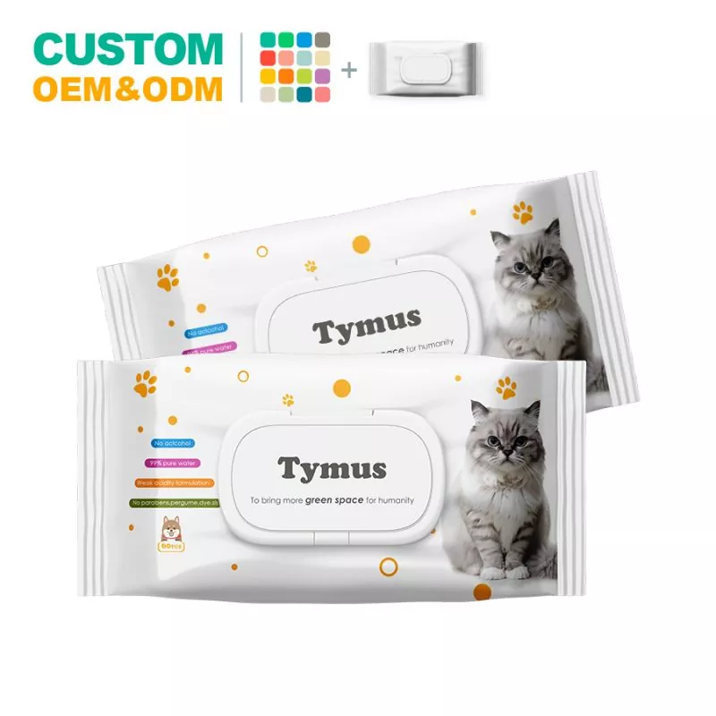 Toallitas para guantes de cuidado de mascotas