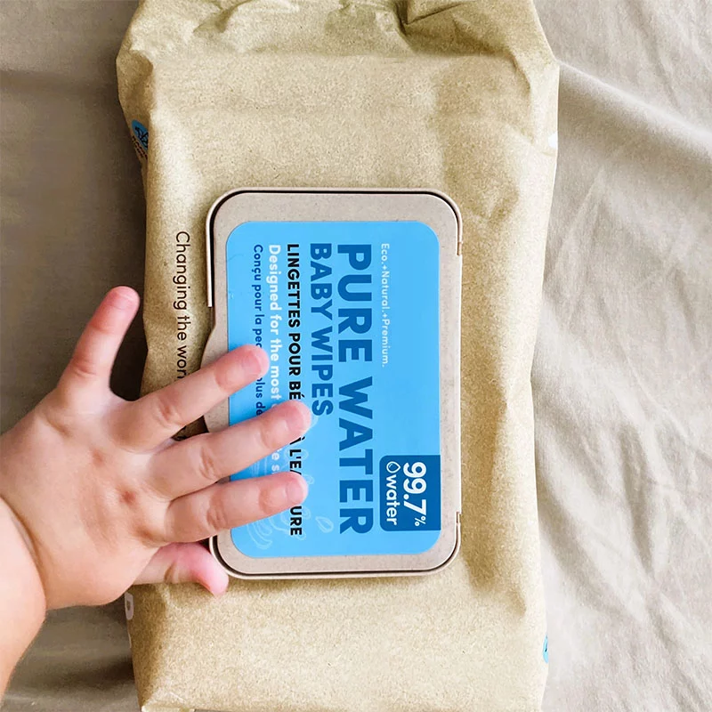Toallitas para bebés a base de agua